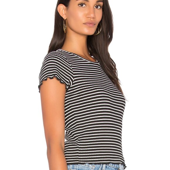 Project Social Lainey Striped Rib T Size Medium Never Worn!!! - Picture 1 of 6